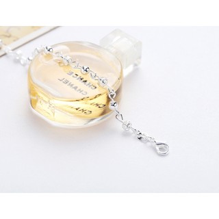Lắc tay hạt châu bạc - TS-0068