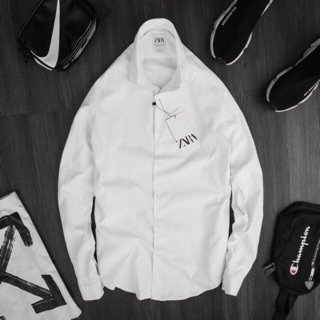Áo Sơmi Nam Tay Dài Cotton Lụa