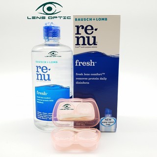 [TẶNG KHAY + BỘ ĐEO LENS] Nước ngâm kính áp tròng mềm RENU - Renu-Bausch Lomb