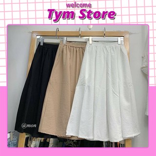 Chân váy đũi hàn quốc túi xẻ cao cấp đẹp giá rẻ tym store htv118
