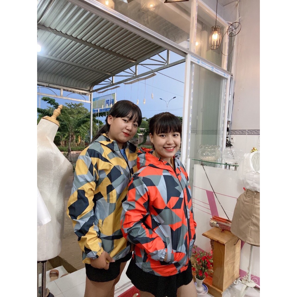 Áo khoác Dù 3D Hoạ Tiết Rằn Ri 2 Lớp Dáng Rộng Unisex