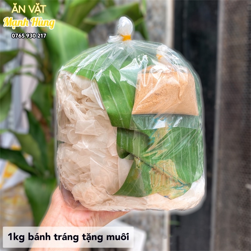 1kg BÁNH TRÁNG RÌA PHƠI SƯƠNG TẶNG MUỐI