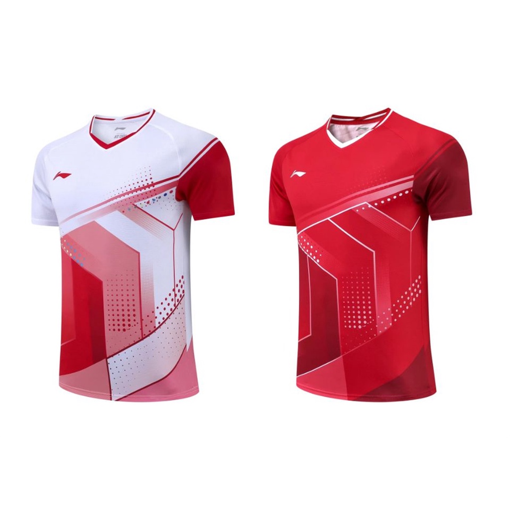 Bộ Quần Áo Thể Thao Cầu Lông Tay Ngắn New Li Ning at the 2014 Commonwealth Games 2022