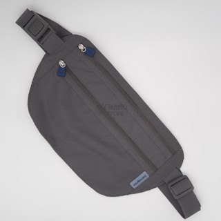 [Hình thật ]Túi đeo giấu kín Samsonite Travel Security RFID Money Waist Belt màu xám HÀNG CHÍNH HÃNG