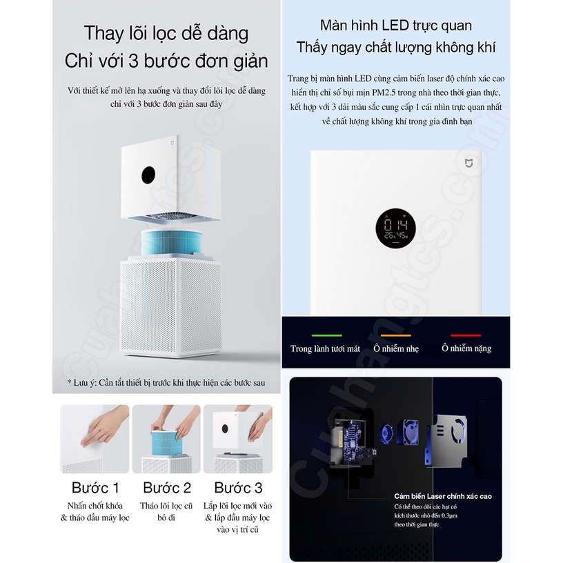 Máy lọc không khí Smart Air Purifier 4 Lite BHR5274GL Global