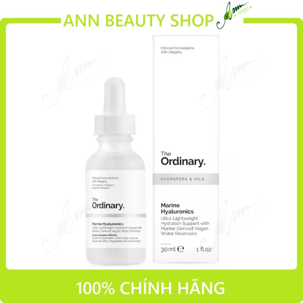 Tinh Chất Cấp Nước Dưỡng Ẩm The Ordinary Marine Hyaluronics 30ml