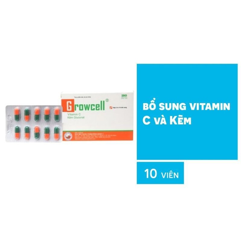 Viên uống hỗ trợ giảm mụn thâm GROWSEL hộp 30 viên