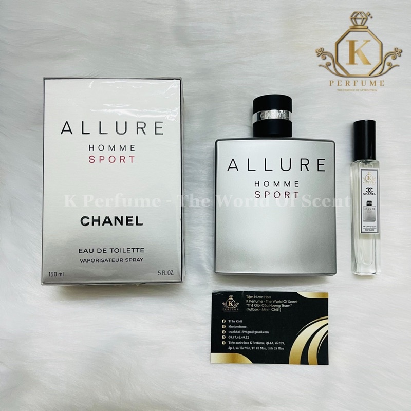 [K Perfume Chính Hãng] Nước Hoa Nam Chanel Allure Homme Sport EDT