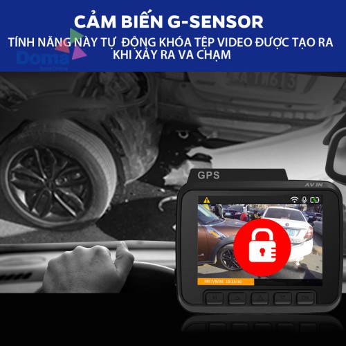 Camera hành trình ô tô VietMap C61 pro - Camera hành trình 4K, tích hợp đọc biển báo giao thông