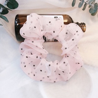 💋CỘT TÓC SCRUNCHIES VOAN CHẤM BI 💋