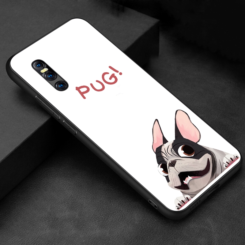 S145 POP Funny Bulldog Vivo V5 Lite V7 Plus V9 V11 V15 V19 V20 X50 Pro Y66 Y67 Y75 Y79 Y85 Y89 Y20i Y20S Soft Phone Case