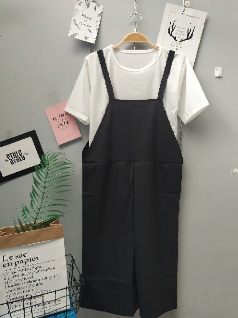 Set Quần Yếm KaKi Kèm Áo ( Ảnh Thật ) | BigBuy360 - bigbuy360.vn