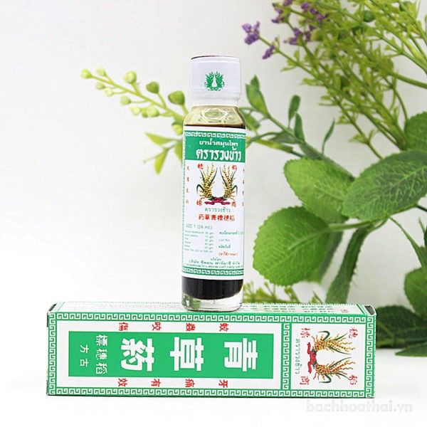 Dầu đa dụng bông lúa Minyak Ubat Cap Bunga Padi Thái Lan