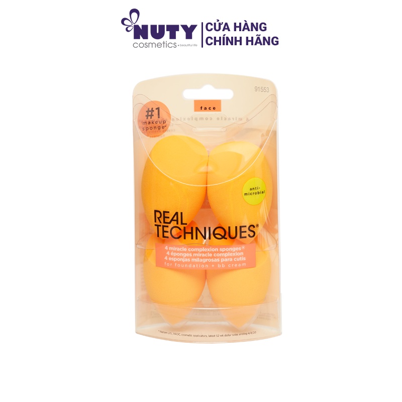 Set 4 Bông Mút Real Techniques Miracle Complexion Sponges