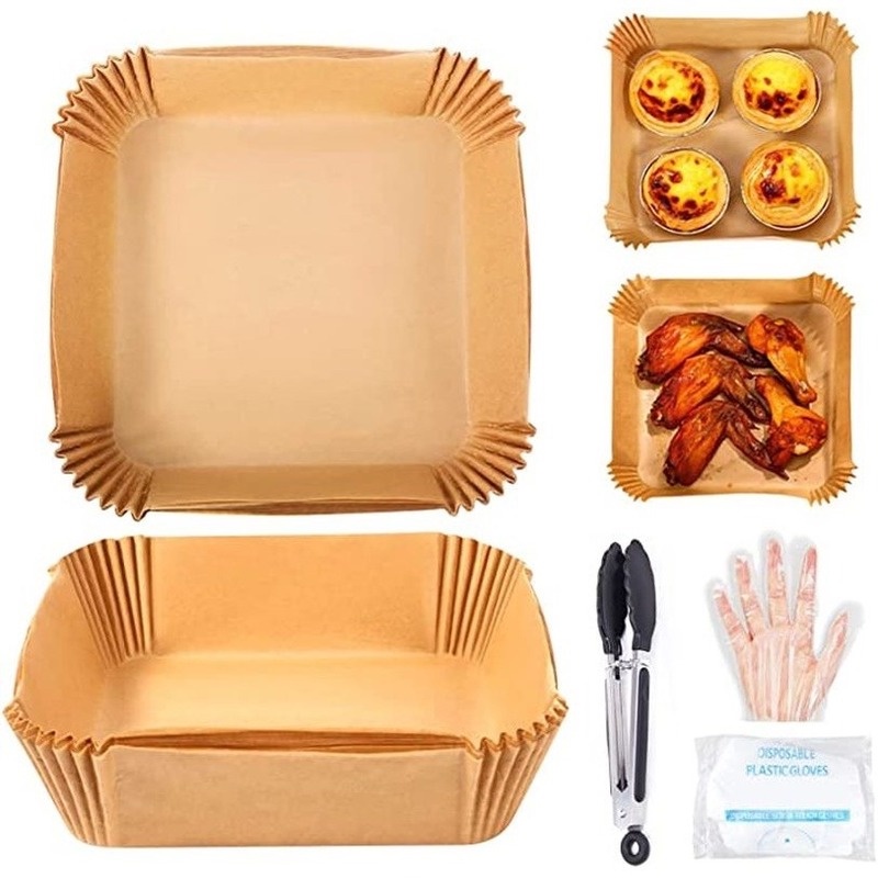 Bộ 50 Giấy Lót Hấp Bánh Bao Sử Dụng Một Lần Tiện Lợi