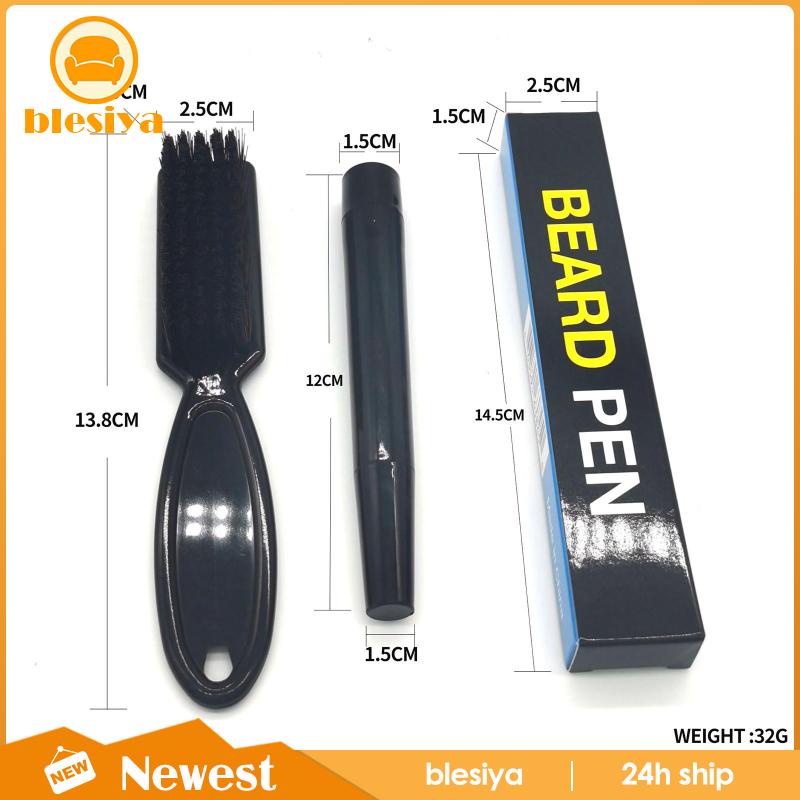 Bút Chải Râu / Lông Mày Màu Đen Chống Mồ Hôi Dành Cho Nam Giới