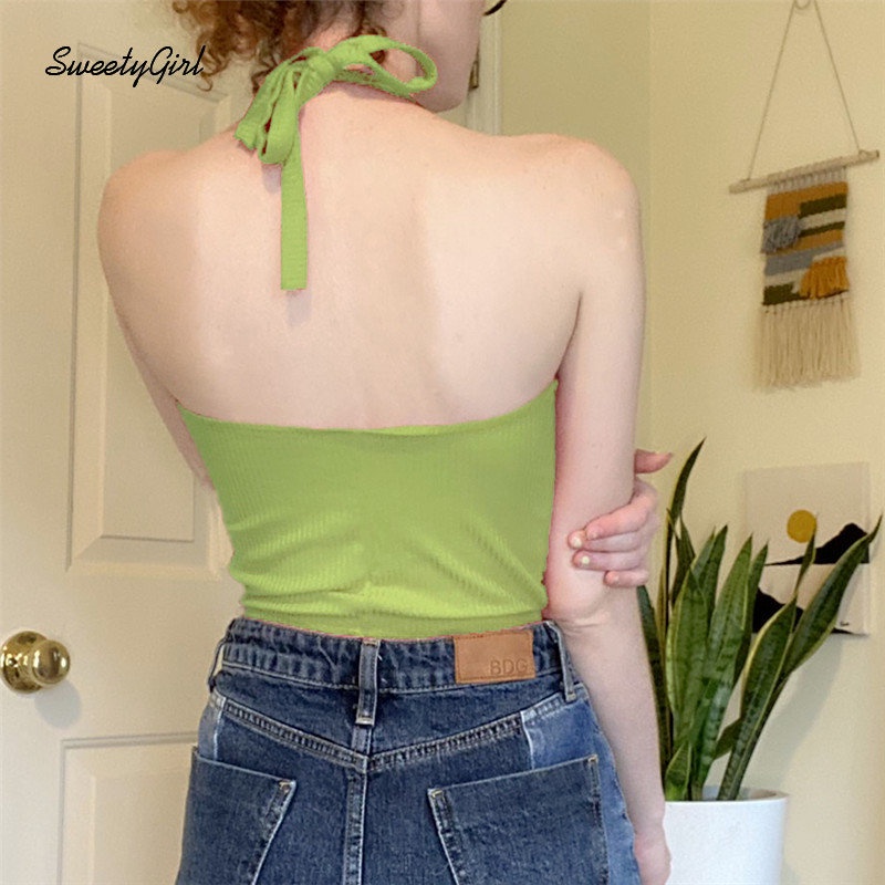 MsMona Áo Tank Top Hai Dây Màu Trơn Thời Trang 2022 Quyến Rũ Cho Nữ