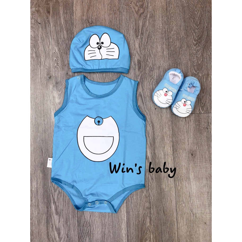 Baby BODYSUIT HÌNH DOREMON NGỘ NGHĨNH Baby
