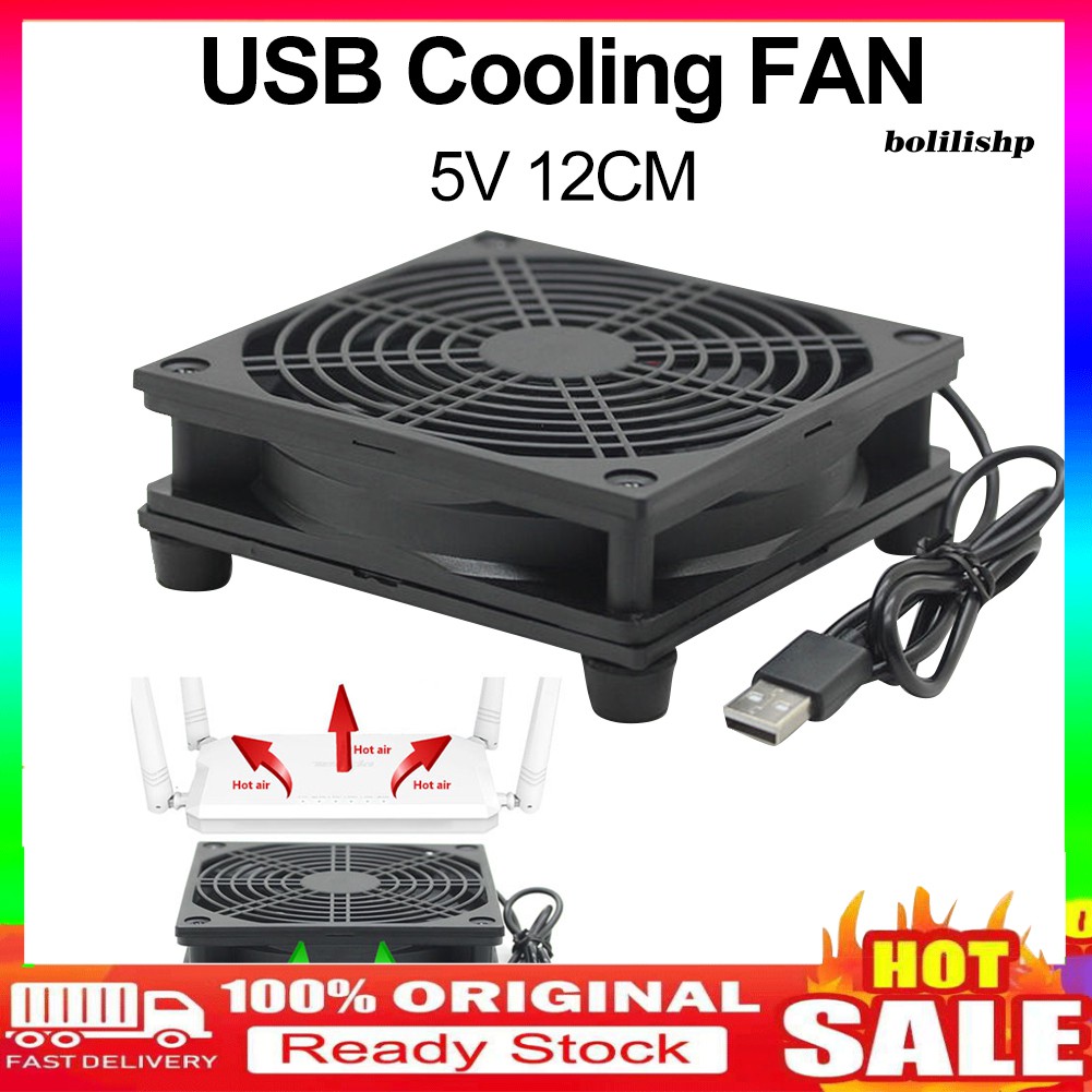 Quạt Tản Nhiệt Bộ Định Tuyến Cổng USB 12cm 5V
