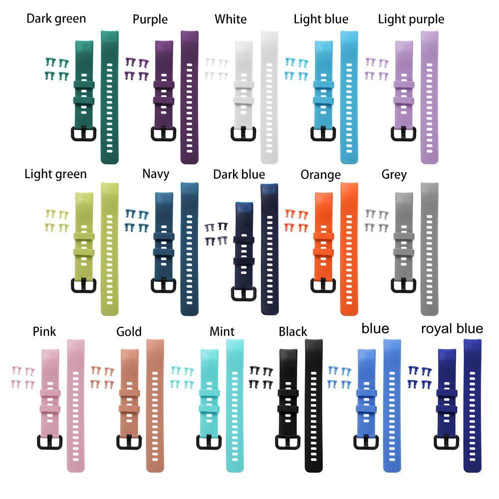 CHOOKEY Dây Đeo Silicone Cho Đồng Hồ Thông Minh Honor Band 4 5