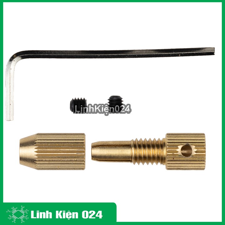 Đầu Kẹp Mũi Khoan Mini Trục 2.0mm Kẹp Mũi 2.3- 3mm Nhiều Kích Thước