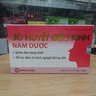 VIÊN UỐNG BỔ HUYẾT ĐIỀU KINH NAM DƯỢC HỘP 30 VIÊN