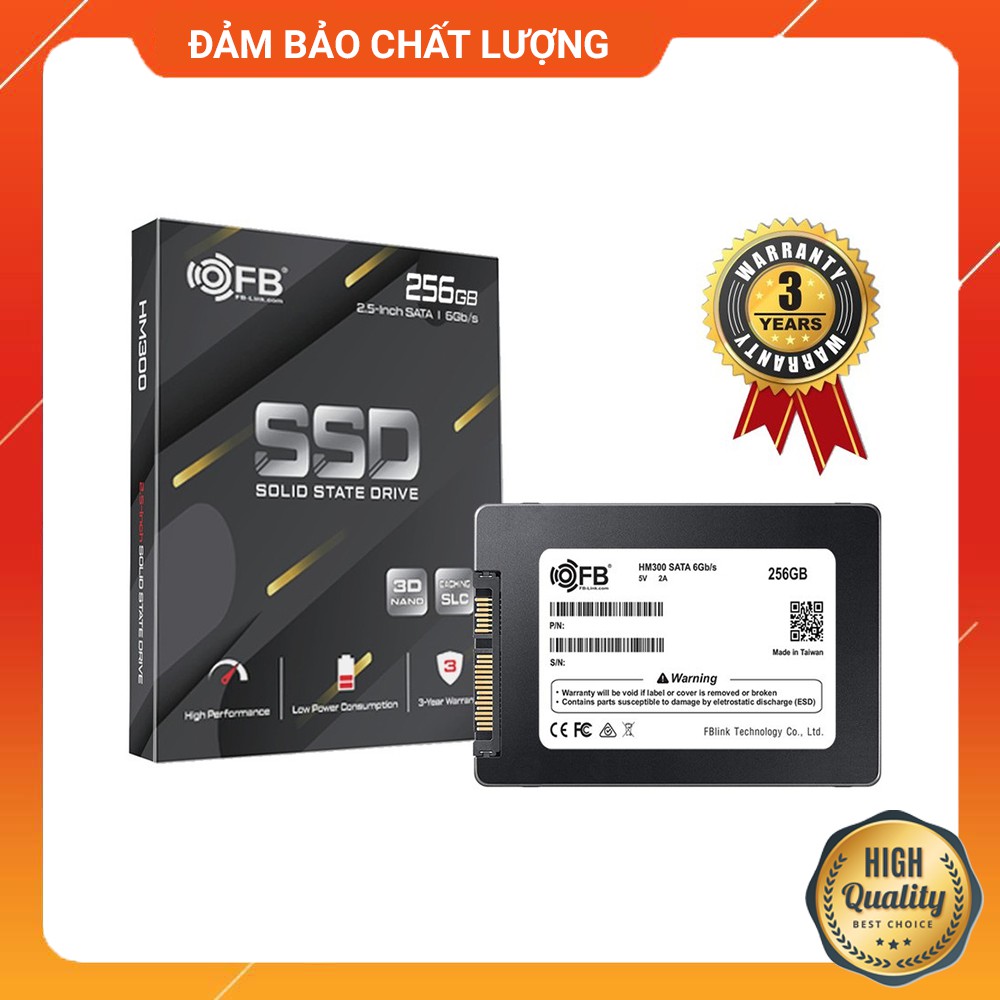 Ổ Cứng SSD 256GB FB-LINK HM300 2.5" 6Gb/s I Chính Hãng - 36T BH
