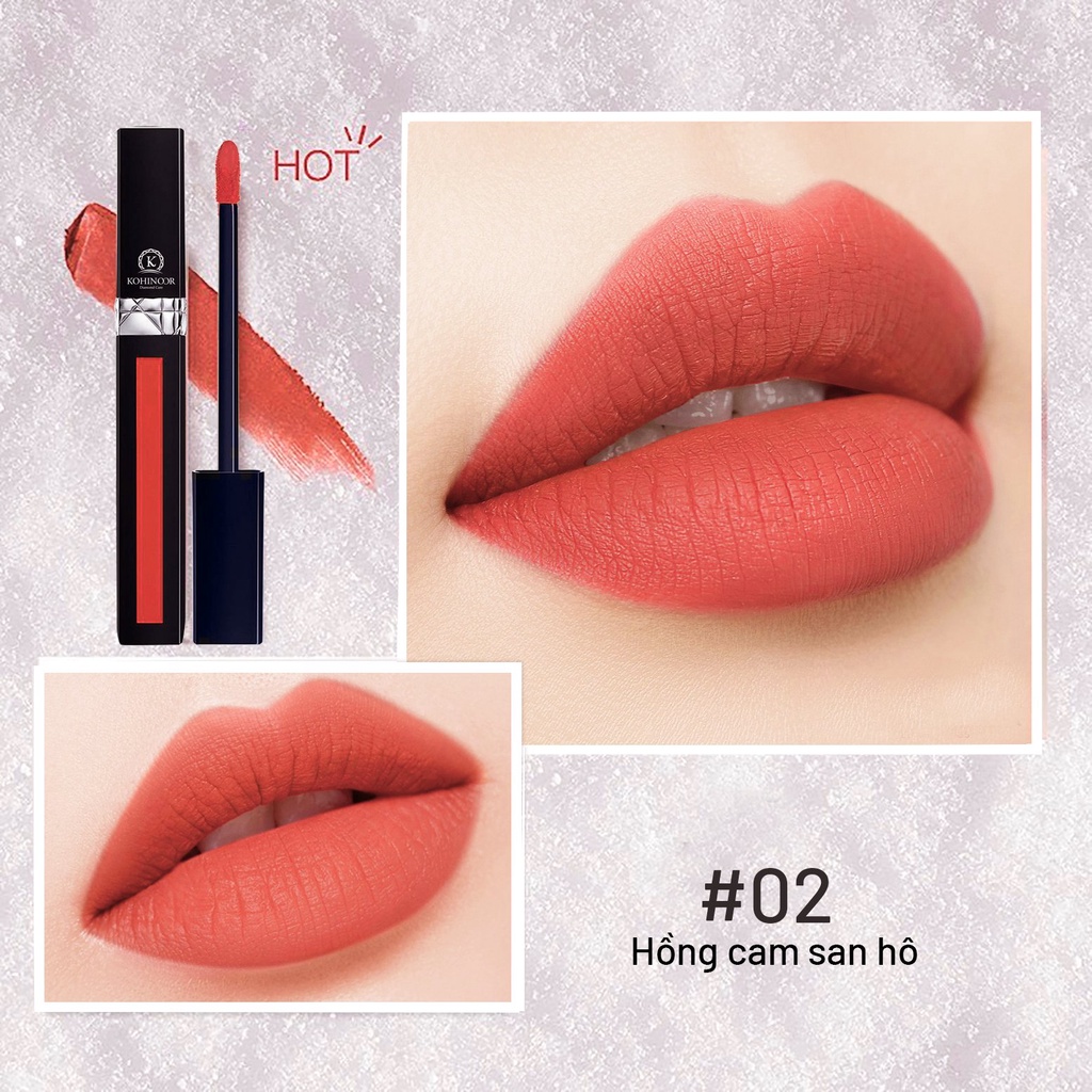 [Chính Hãng]Son Kem Lipstick Kohinoor, giữ màu không bị bong tróc, khô môi