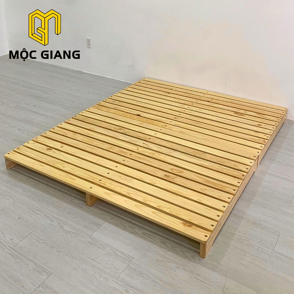 Giường Pallet Gỗ Thông - Giường Gỗ Tự Nhiên Mộc Giang