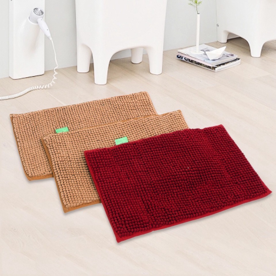 Thảm chùi chân san hô thảm lau chân san hô sợi cotton 48cm x 30cm