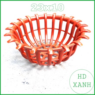 [SIEURE]  Chậu nhựa trồng lan - dáng sen 23x10 cực chất.