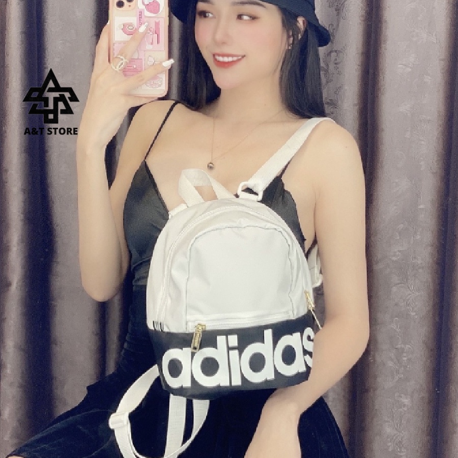 Balo Mini Adidas B194 Linear Mini Backpack White CM5561 Full Tag Code