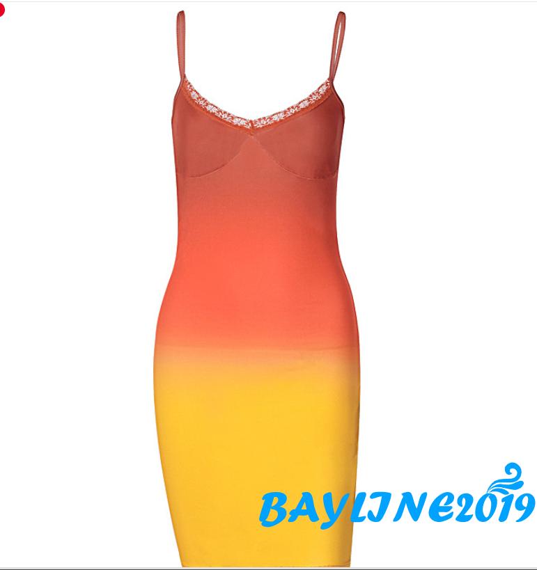 Đầm Không Tay Cổ Chữ V Thời Trang Quyến Rũ Cho Nữ