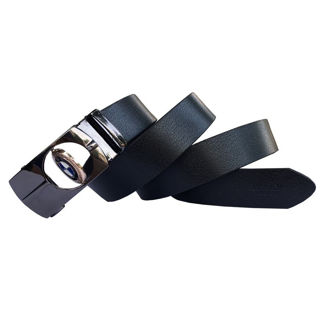 Dây Nịt/Thắt Lưng Nam Da Bò Khóa Siêu Xe Cao Cấp DLKTBMW_01