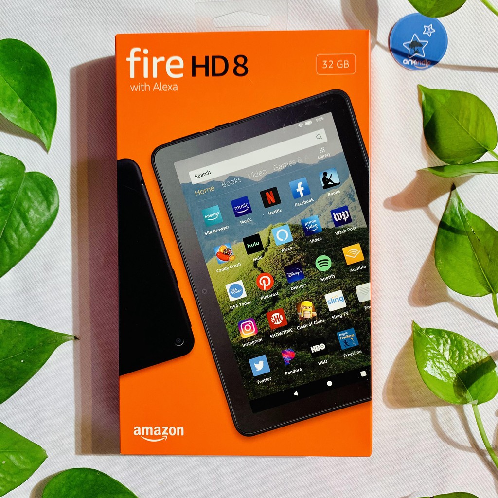 Máy tính bảng Kindle Fire HD8 2020 - gen 10th - Màn 8inch, RAM 2GB, dung lượng 32GB New Nguyên Seal bảo hành 12 tháng