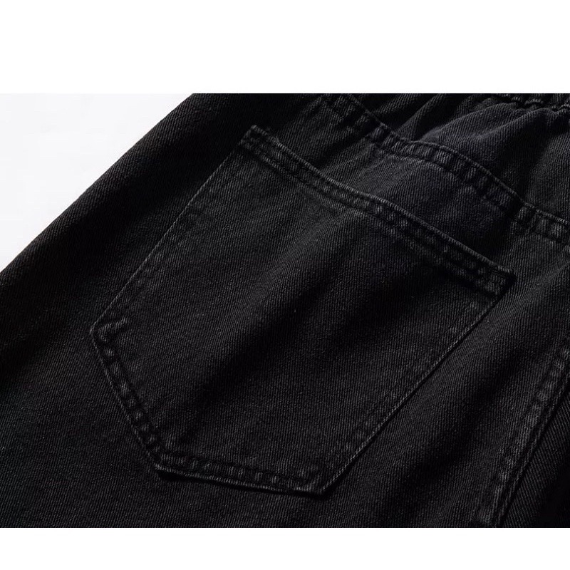 Quần jean ống rộng xuông nam nữ phong các unisex hàng cao cấp