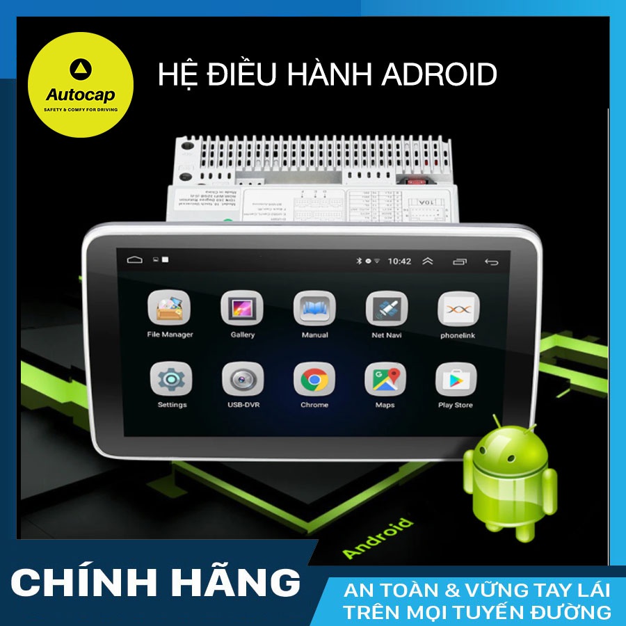 Màn hình S600 Android 1 DIN xoay 360 độ Wifi 4G dành cho xe ô tô