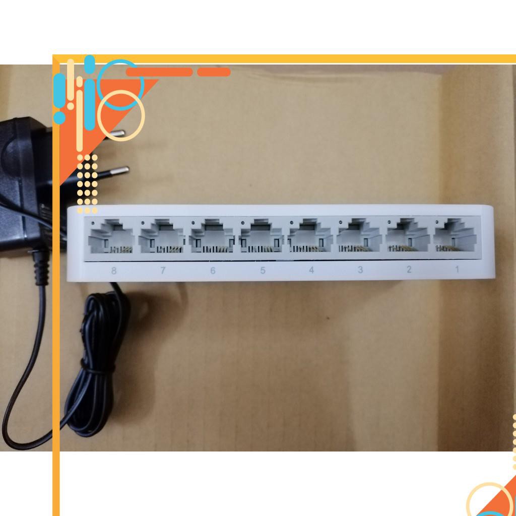 [HÀNG CHÍNH HÃNG] Switch TP-Link 8 port- Bộ chia tín hiệu để bàn TP-Link TL-SF1008D 8 cổng 10/100Mbps