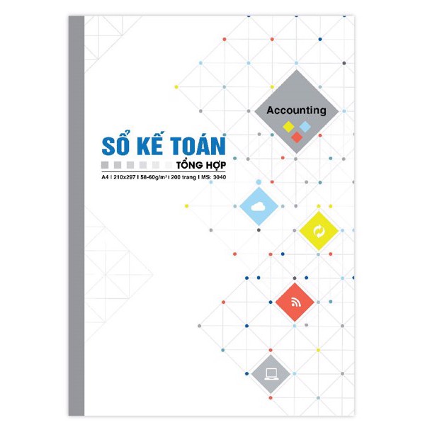 Sổ kế toán tổng hợp A4 Hải Tiến 300tr