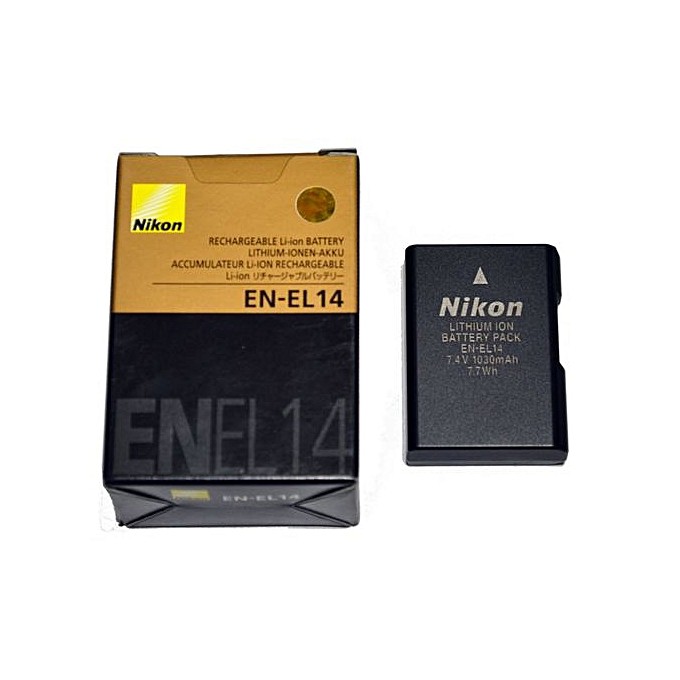 Pin máy ảnh Nikon EN-EL14 cho Nikon D3100 D3200 D5100 D5200 P7000 P7100 D5300 (Bảo hành 6 tháng)