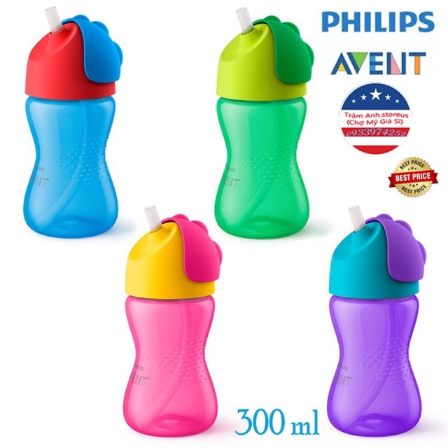 Bình tập uống nước Avent Philips 300ml cho bé từ 12 tháng