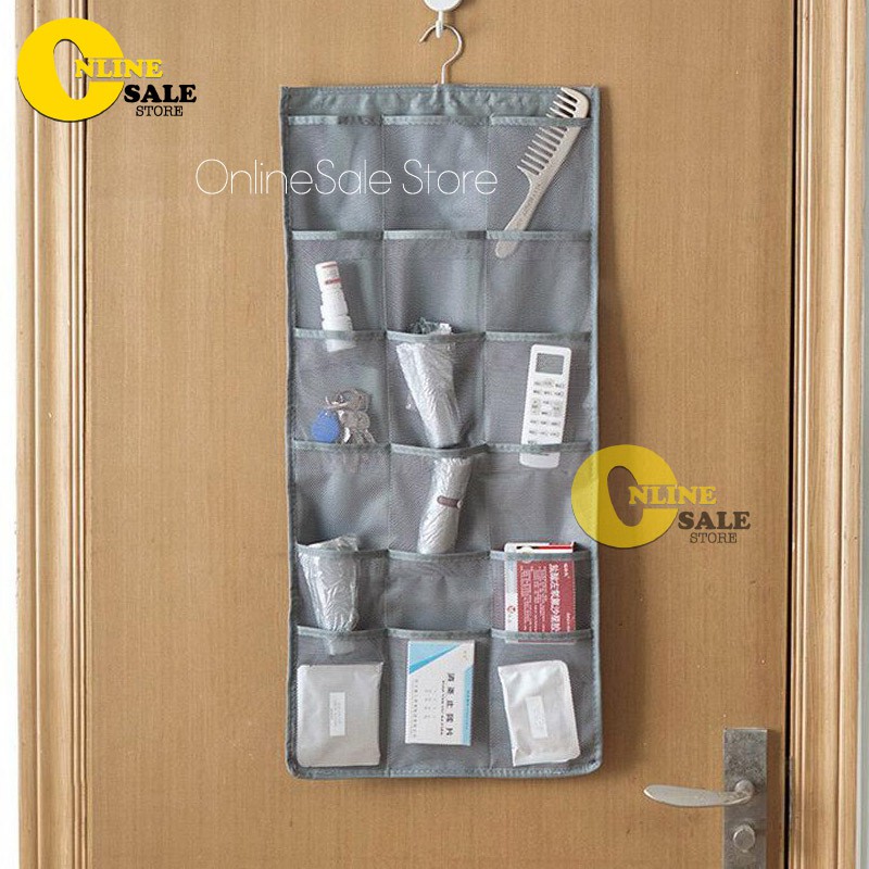 Túi vải treo đồ lót tất vớ 30 ngăn- Túi treo đồ tiện lợi- Túi treo đa năng 2 mặt-kt40x80cm