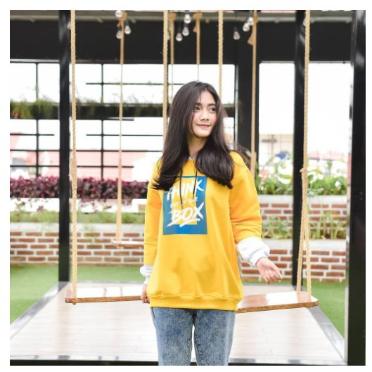 Áo Hoodie In Chữ Think OUT OF THE BOX - PC // Cho Cả Nam Và Nữ Giá Rẻ