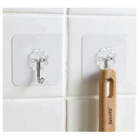 Móc dán tường trong suốt treo đồ tiện dụng