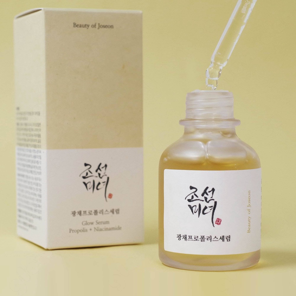 Tinh chất sáng đều màu da phục hồi se lỗ chân lông Beauty of Joseon Propolis Niacinamide Glow serum 30ml