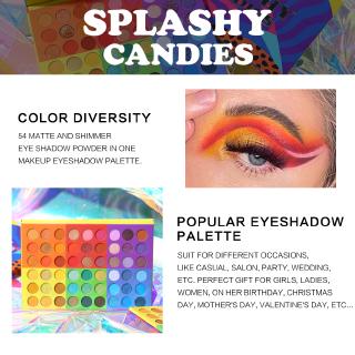 Bảng phấn mắt UCANBE Splashy Candy - 54 màu
