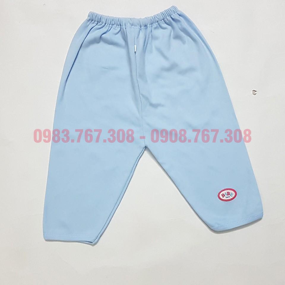 Quần Baby Born Màu Chất Nỉ Cotton Dày Dặn - Nhiều Màu Cho Bé Trai Bé Gái