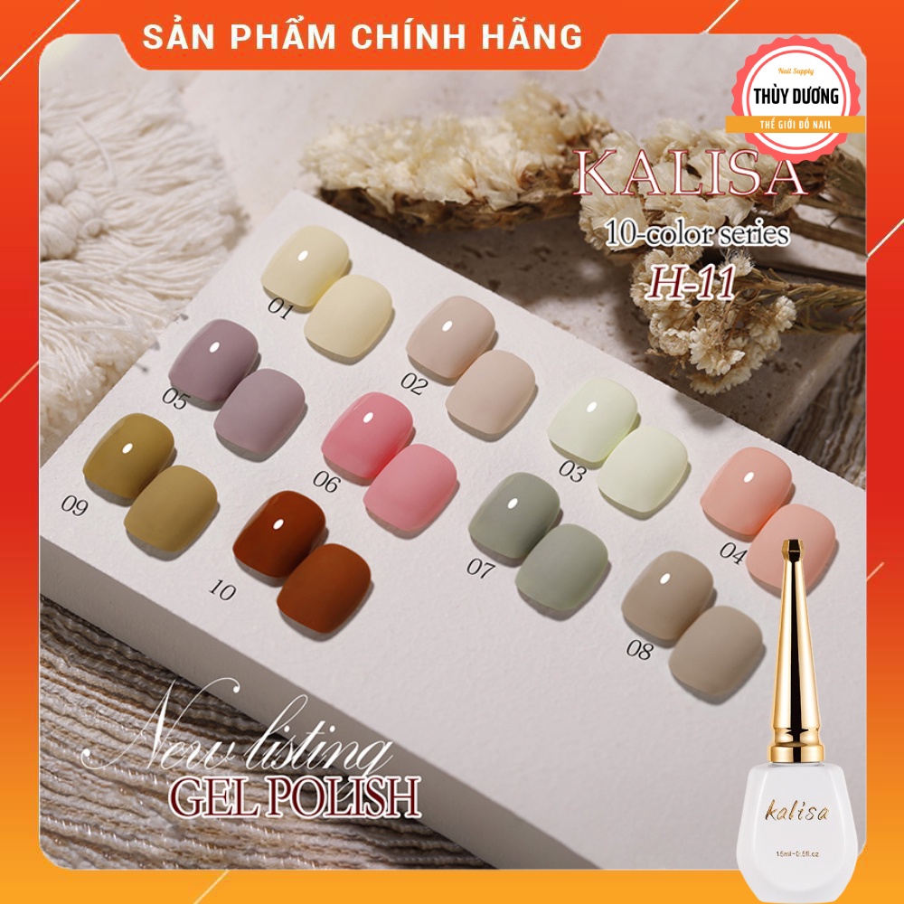 Sơn Gel Kalisa Cao Cấp Chính Hãng Mã H - 11 15Ml
