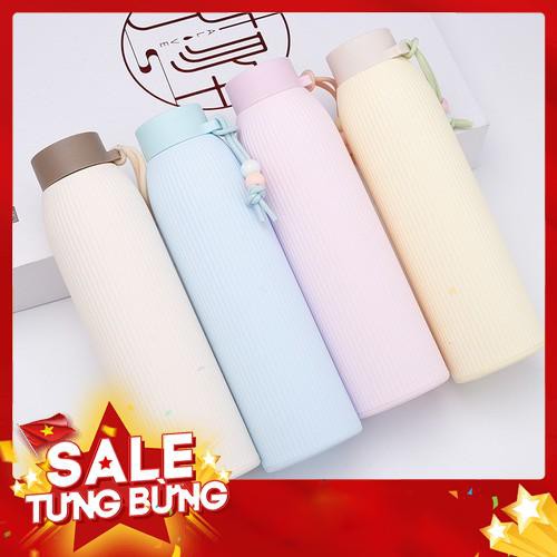 [Siêu Sốc] Bình nước giữ nhiệt kiểu sọc 320ml - 7190