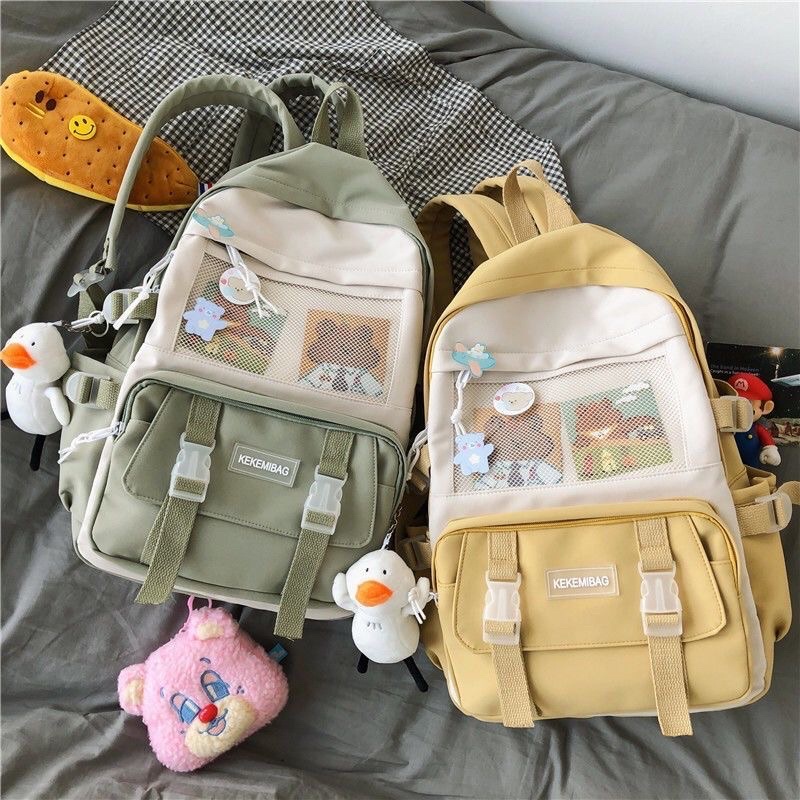 Balo nữ đi học thời trang Ulzzang Hàn Quốc, cặp sách đẹp hàng cao cấp dễ thương